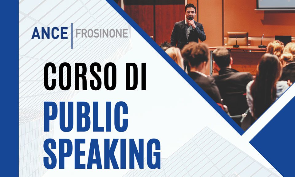 Corso di public speaking ANCE Frosinone